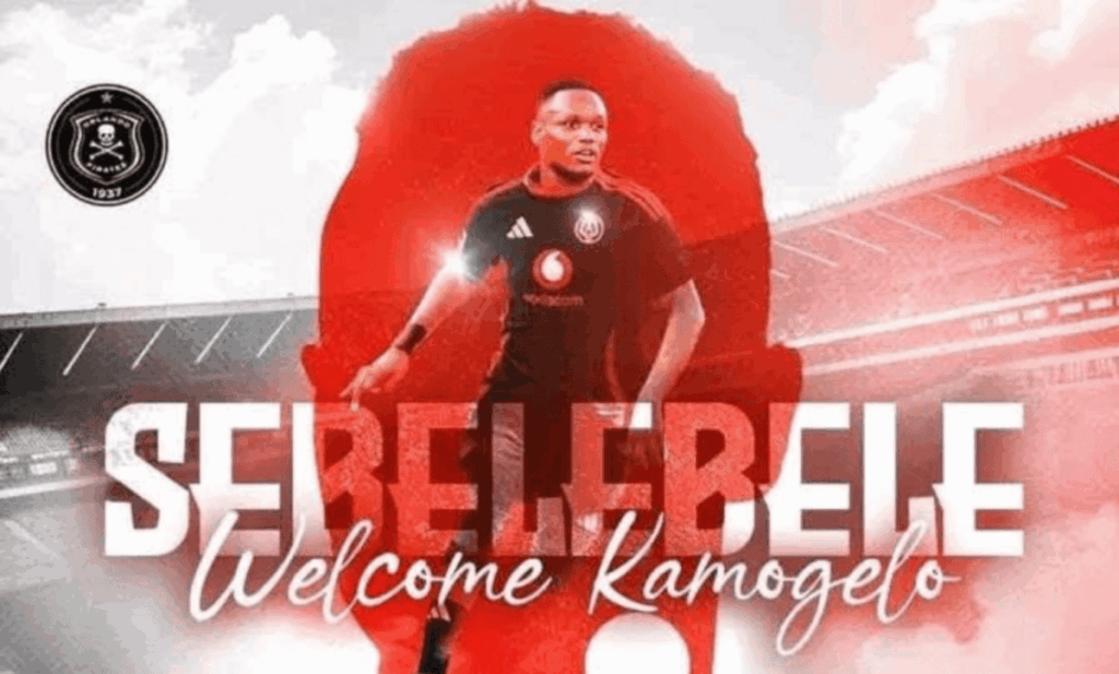 Orlando Pirates yi sayina Kamogelo Sebelebele ximfumo