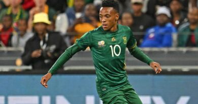 Relebohile Mofokeng a huma eka xipano xa Bafana Bafana